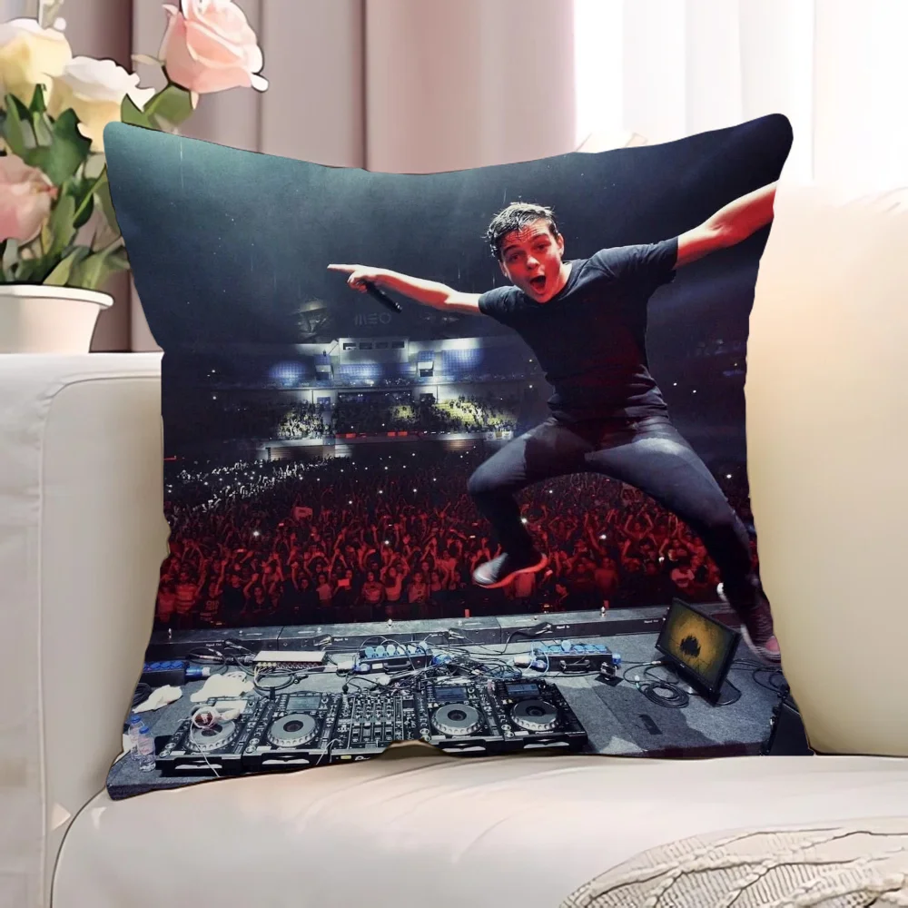 M-Martin GarrixS Плюшевая Наволочка 40x40 Квадратная Декоративная Домашний Декор