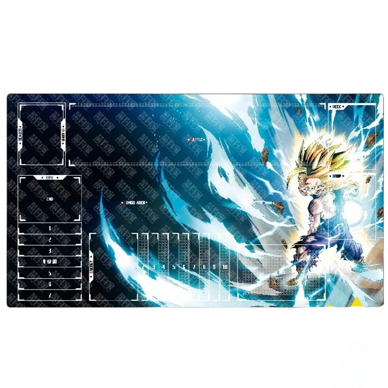 DRAGON BALL Card Pad Son Goku Vegeta IV Super Saiyan Diy Резиновый коврик для одного игрока Боевой Аниме