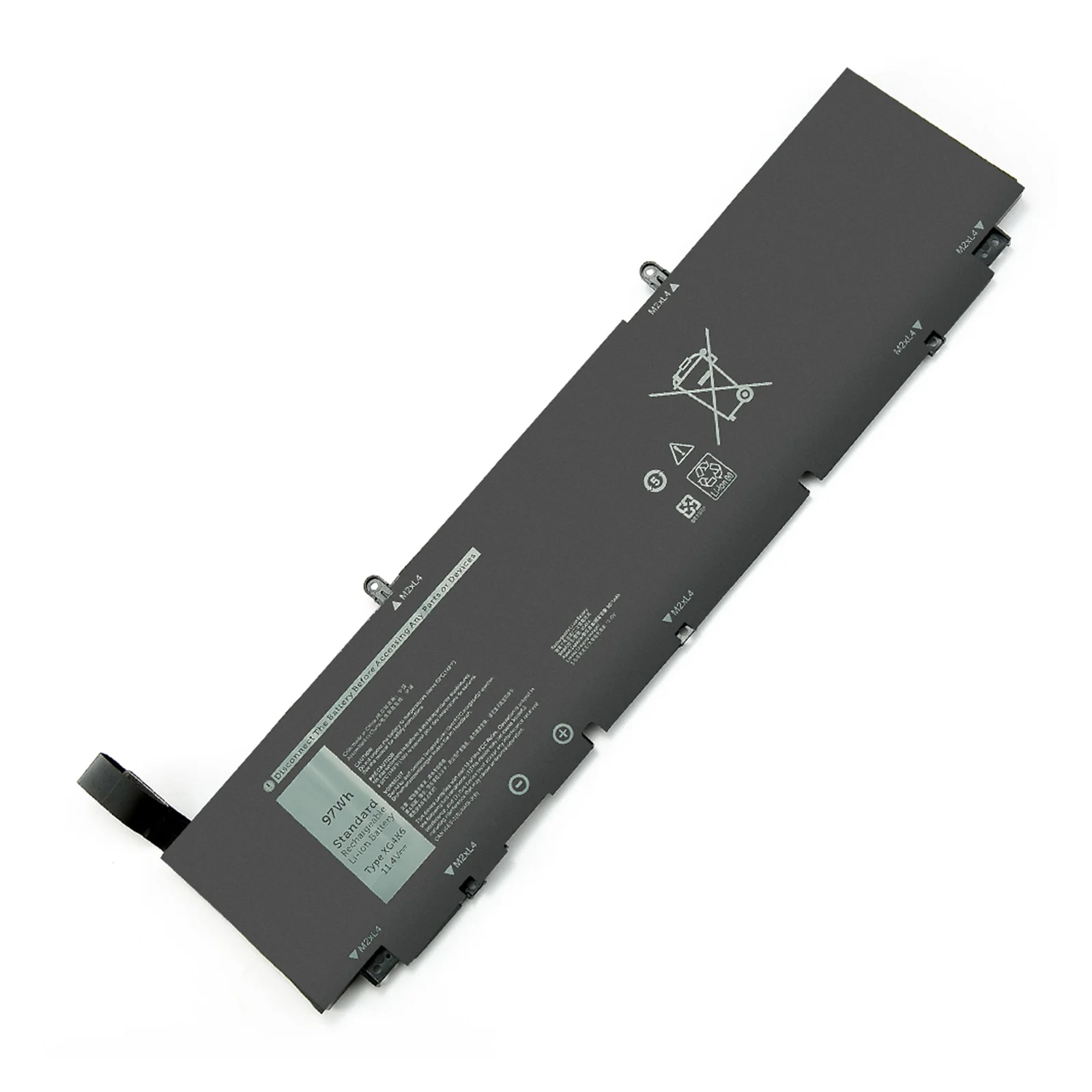 XG4K6 11 4 В 97 Втч 5XJ6R 56 01RR3 F8CPG 0F8CPG Аккумулятор для ноутбука Dell XPS 17 9700 9710 Precision 5750 03324J