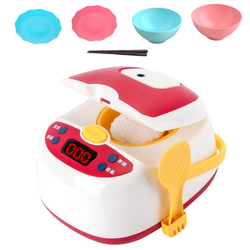 

1 set of Rice Cooker Simulated Rice Cooker Simulation Rice Cooker Educational Plaything for Kids