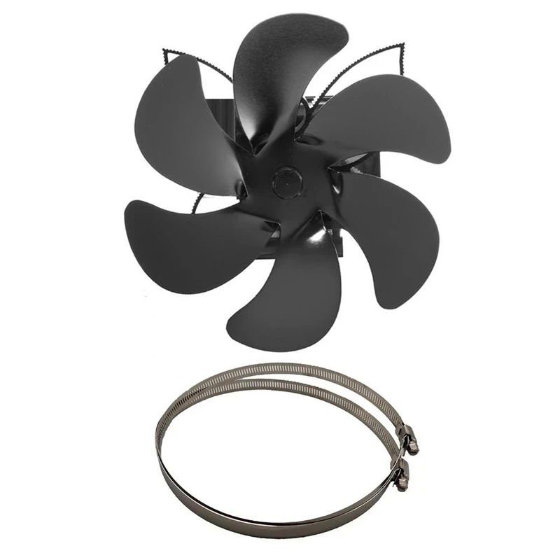 

Fireplace Fan Stove Fan Hanging Heat Powered Stove Fan With Clamp Log Wood Burner Blower Efficient Heat Distribution