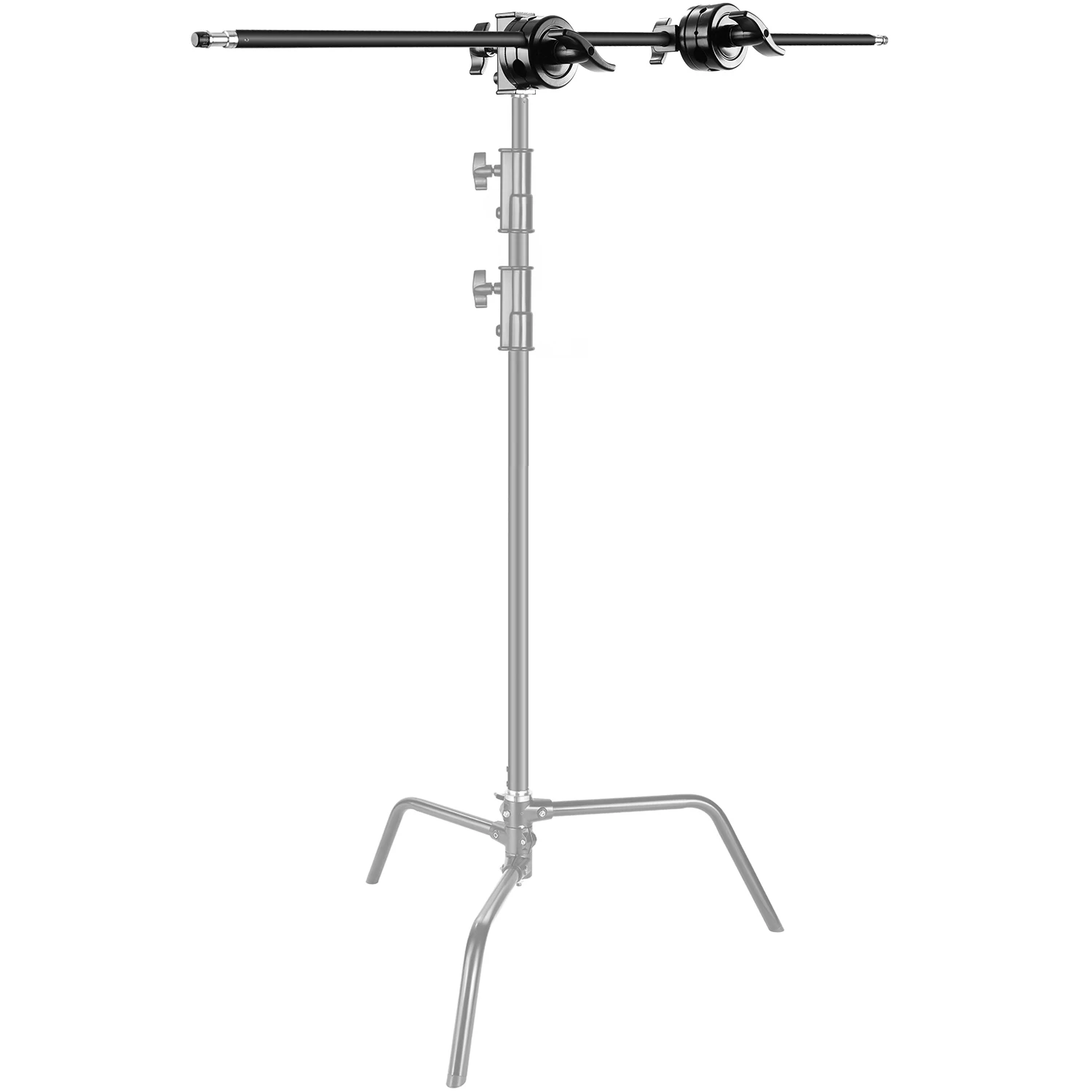 

Neewer Extension Grip Arm Boom Arm with 2 Grip Heads - 42 inches/107 cm Aluminum Alloy Construction for Light Stand,Reflector