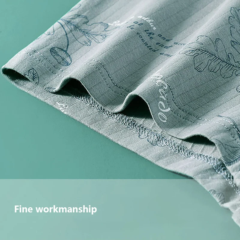 FK 4pcs Cotton Print Men Underwear Sexy Antibacterial Boxer Shorts hombre Male Underpants Men's sexi Stripe Panties Boxers 2023