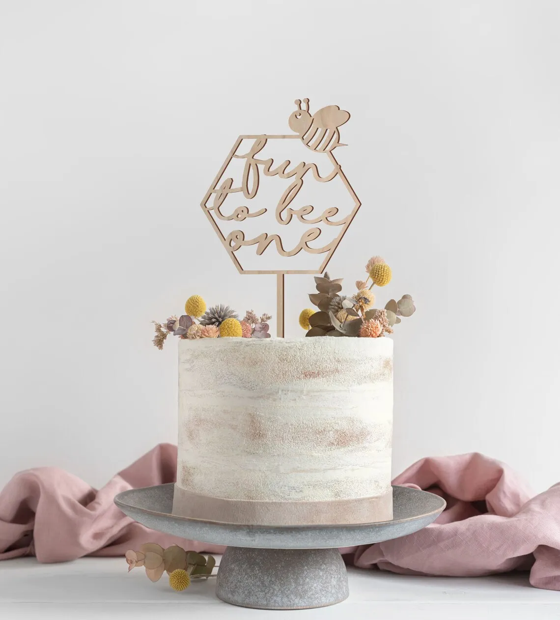 

Веселая пчелка, один тематический торт, Топпер для малышей, торт на 1-й день рождения, Топпер для детского торта, украшение на день рождения д...