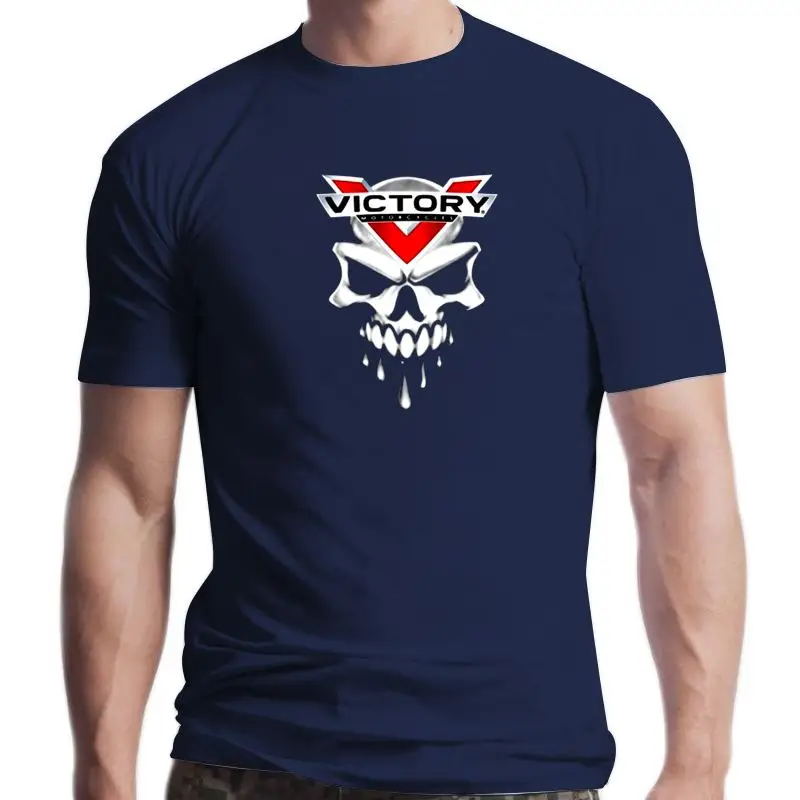 

Camiseta Victory Motorcycles para hombre, camisa de dos lados, de algodón, a la moda, 2021
