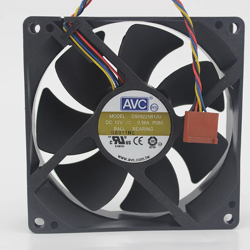 

Новый оригинальный для AVC DS09225B12U 9 см 9225 дюймов 12 в а 92*25 мм шасси материнской платы компьютера с высоким объемом воздуха, охлаждающий вентиля...