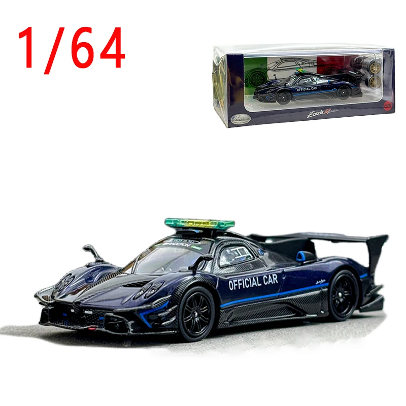 Литой под давлением масштаб 1/64 PAGANI Zonda EVO модель безопасного гоночного автомобиля