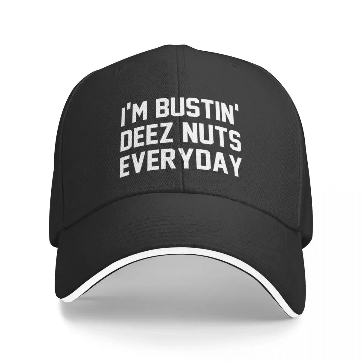 Бейсболка I'm Bustin Deez черная полиэстер унисекс