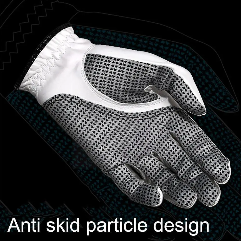 

Мужские перчатки для гольфа Pgm 1 шт., белые, Нескользящие перчатки из овечьей кожи, правая фирменная с левой рукой и именем O0f3