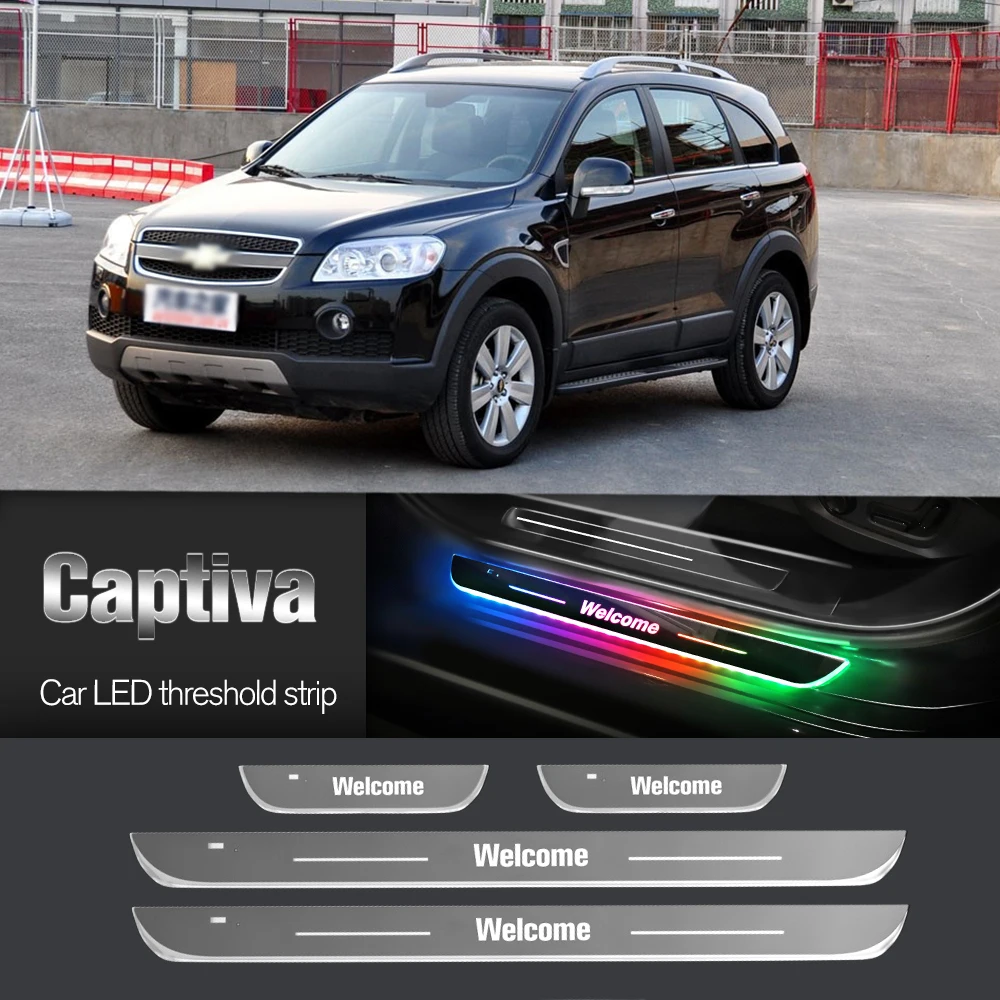 Автомобильный порог для Chevrolet Captiva 2006-2018 2007 2013 2017 индивидуальный логотип