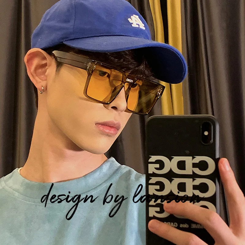 

2022 New Retro Generous Sunglasses Men And Women Letters Street Shooting Uv400 High-end Brand ZUIDID Sunglasses Glasses