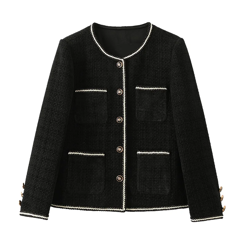 Черная изящная верхняя одежда женские короткие шорты 2024 весенне-осенний новый