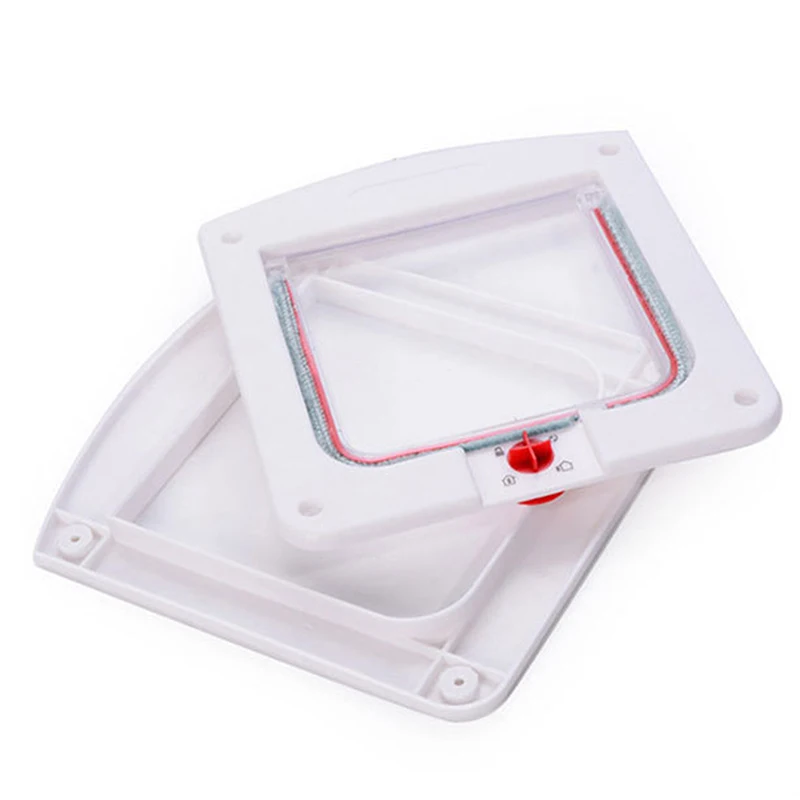 1 шт. Домашний питомец собака Cat Door Free Access 4-ходовые магнитные Запираемые откидные