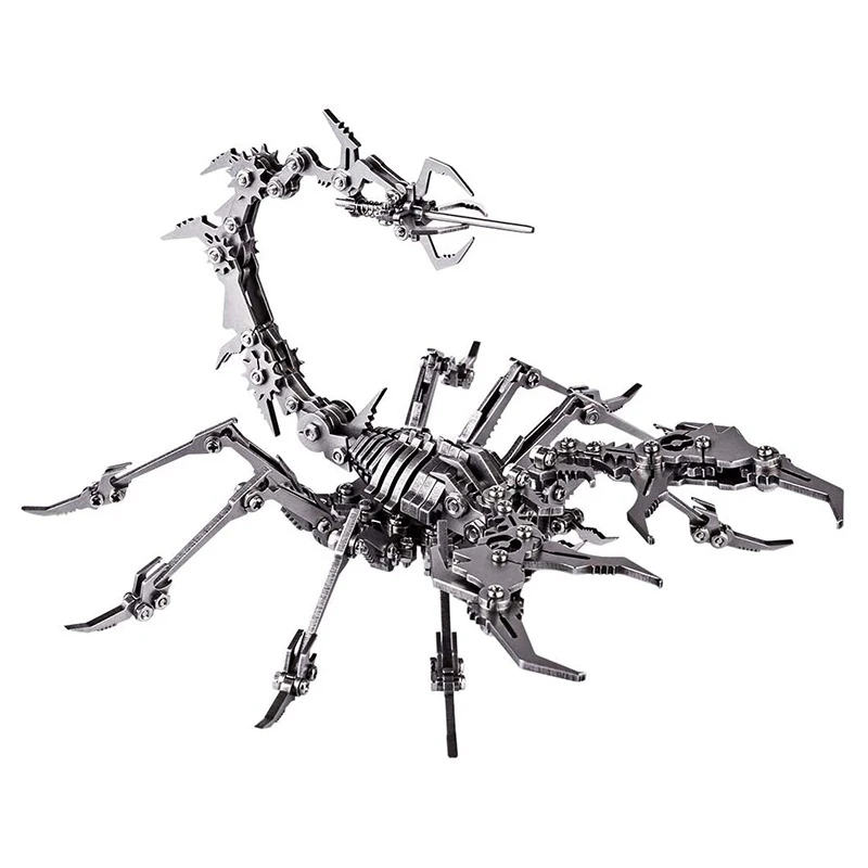 

FBIL-3D Metal Puzzle DIY Model Kit, Detachable 3D Puzzle, Suitable For Children 10-12 Years Old, Desktop Decoration, Scorpion