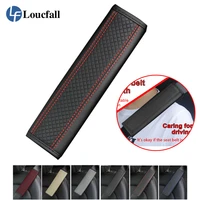 car seat belt pu leather belt shoulder cover safety protection breathable seat belt padding pad auto interior accessories