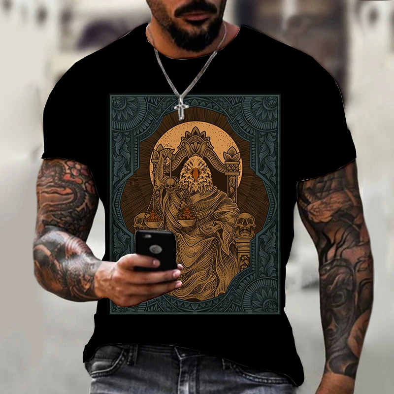 

Fashion Hot Men's T-shirts Hip-hop Sportswear Oversized T-shirt Luxury Street Beach Casual Outfit Short Sleeve Tops O Neck Funny