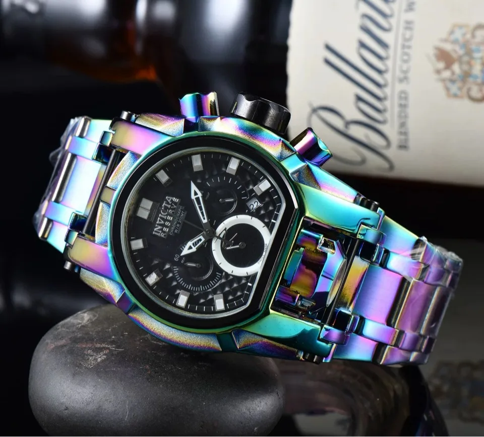 

New INVICTA WATCH Four Seasons Luxury Watch Work Business Men Women Classic Top Quality Couple Quartz Watches With Brand Logo