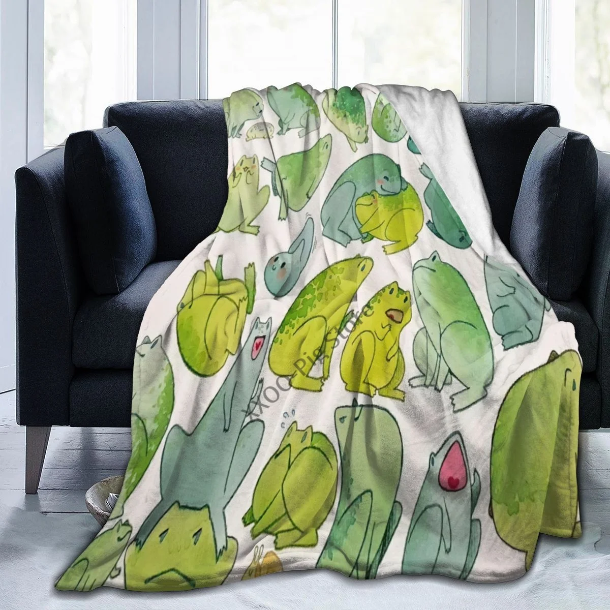 

Aesthetic Art Frog And Toad Blankets Flannel Printed Cute Animal Portable Lightweight Thin Throw Blanket for Bed Car Bedspread