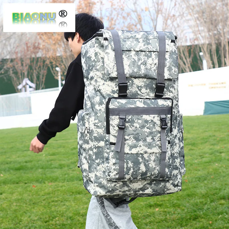 

120L Camping travel bag on the back hiking army mountaineering large capacity outdoor sports bag military