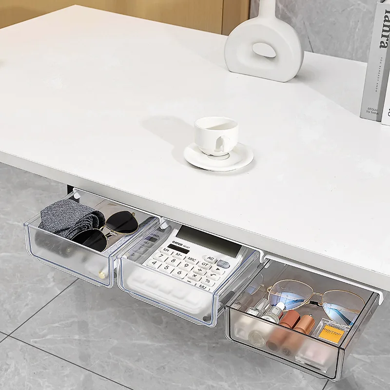 Подставка для ящика коробка хранения скрытый подвесной стол спальни общежития