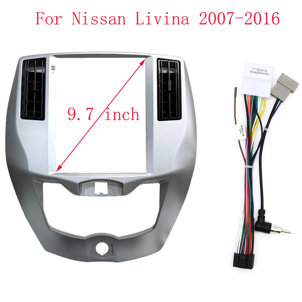 9 7-дюймовые Fascias для Nissan Livina 2007-2016 Автомобильный радиоприемник Стерео 2 Din Головное