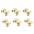 10 шт.лот Diy маленькие желтые нашивки цыпленок железные Мультяшные наклейки для детской одежды джинсы рюкзак Швейные Аппликации значок