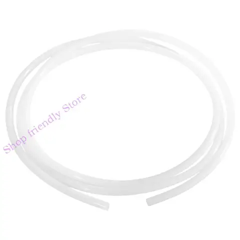 594A Гибкий 3D -принтерная трубка температура PTFE Tubing White Connector
