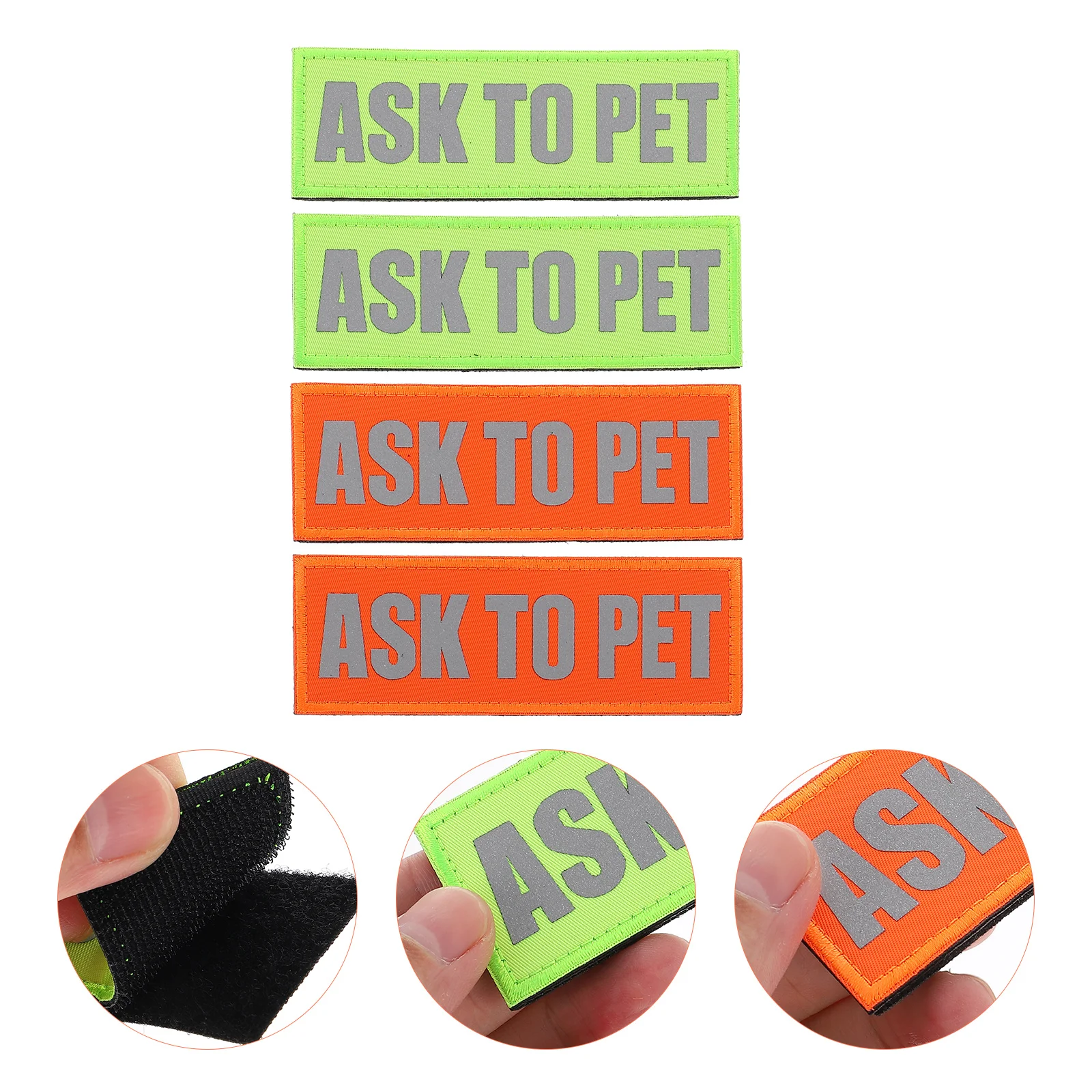 4- шт. наклейка для собаки значок нейлоновый жилет нашивки уличный аксессуар