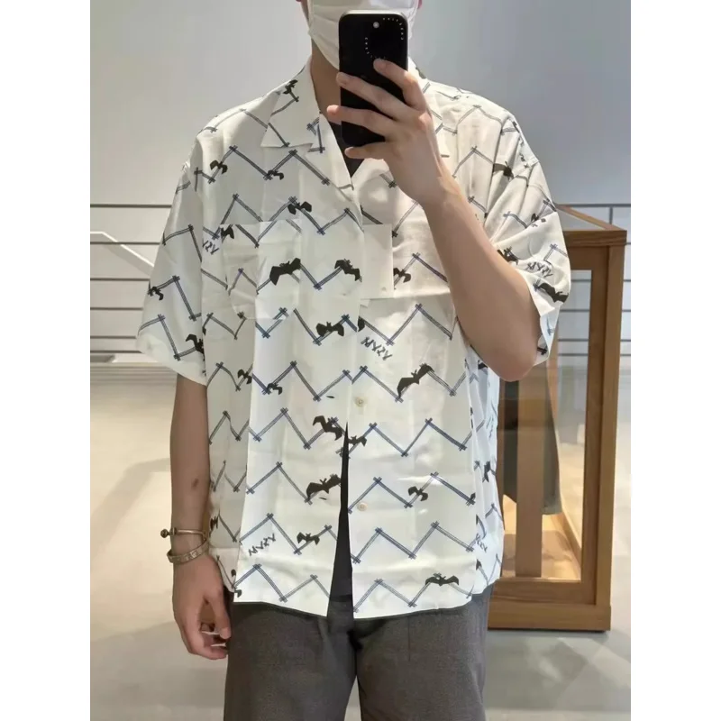 VISVIM WMV 23ss Copa Nakamura японская пара повседневная гавайская летучая мышь кардиган