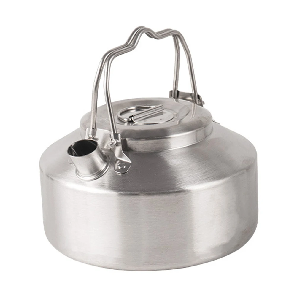 

Outdoor Cooking Kettle 1L Capacity Made of Premium 304 Stainless Steel Ideal for Camping and Backpacking Enthusiasts