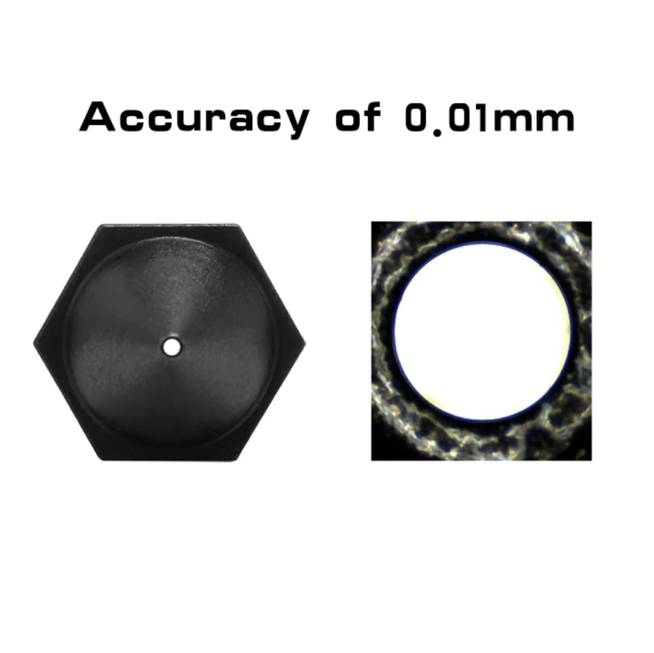 Насадки для 3D-принтера Master HRC65 MK8 затвердевающие насадки из хромированного сплава