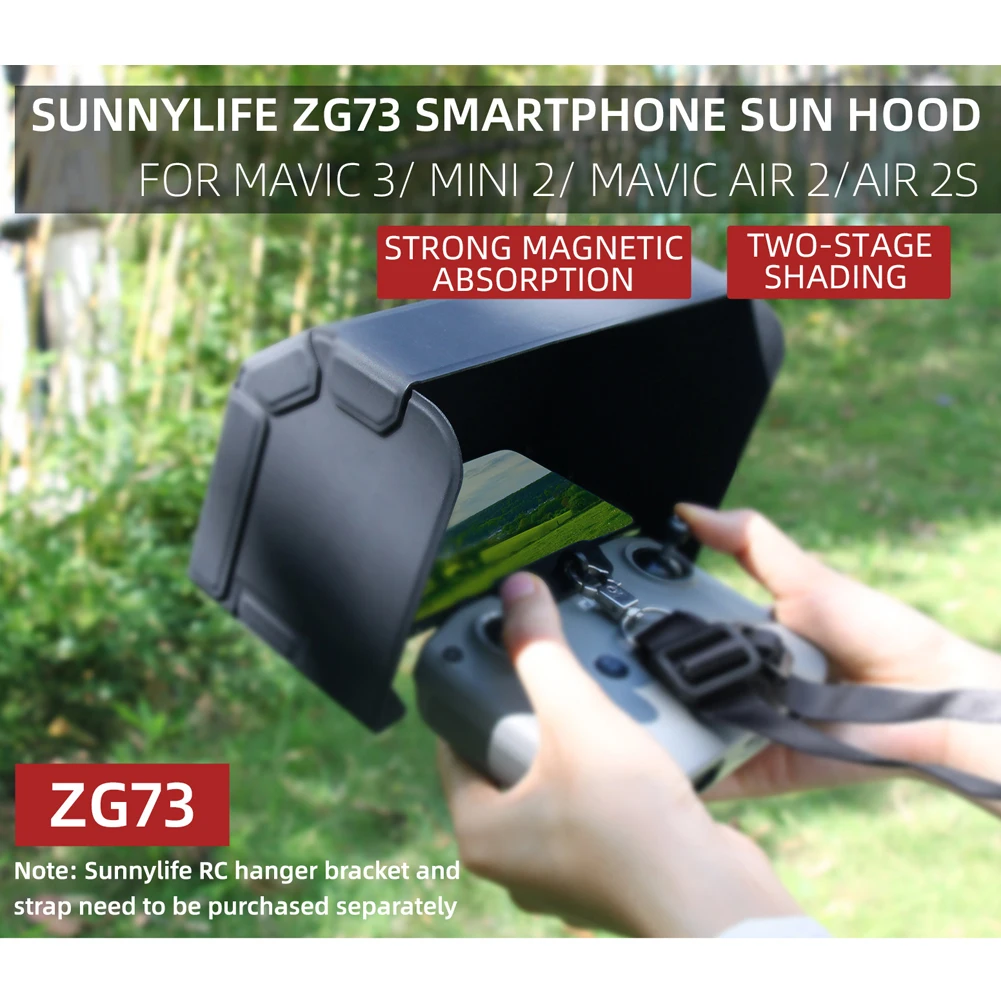 

Remote Control Mobile Phone Sun Hood for DJI Mavic 3/Air 2S/Mavic Air 2/Mini 2 Monitor Cover Drone Controller Accessories