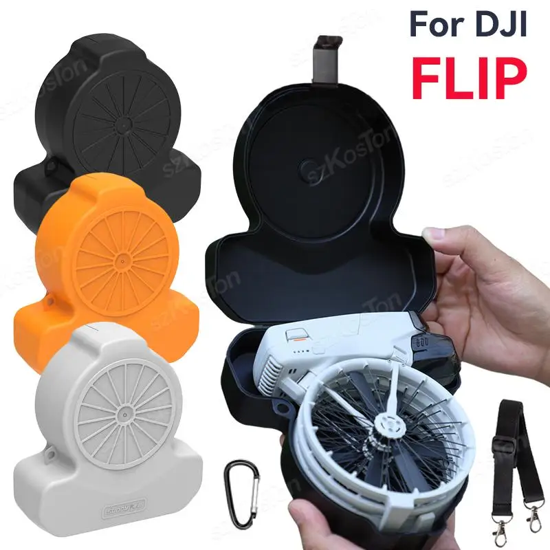Фото Sunnylife для DJI Flip Drone, водонепроницаемый противоударный чехол для хранения, портативная дорожная сумка со шнурком, коробка для переноски, аксессуары для дронов №1