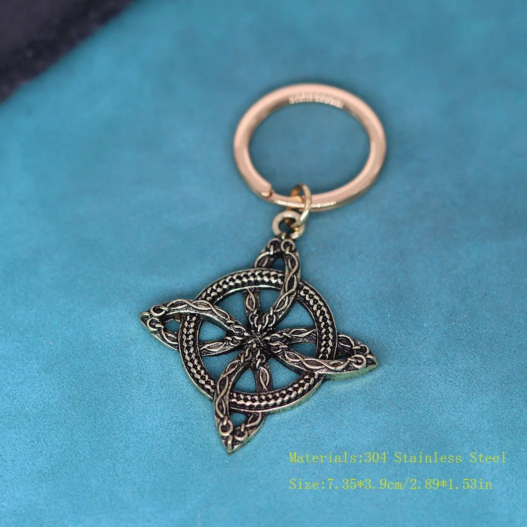 Viking Planet Pendant Keychain Overcoming Grass Slavic Amulet Fern Flower Protect Against Illnesses Key Chains Talisman Jewelry images - 6