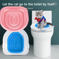 cat training kit system for toilet teach cat to use toilet professional kitty toilet trainer urinal seat with extra blue tray