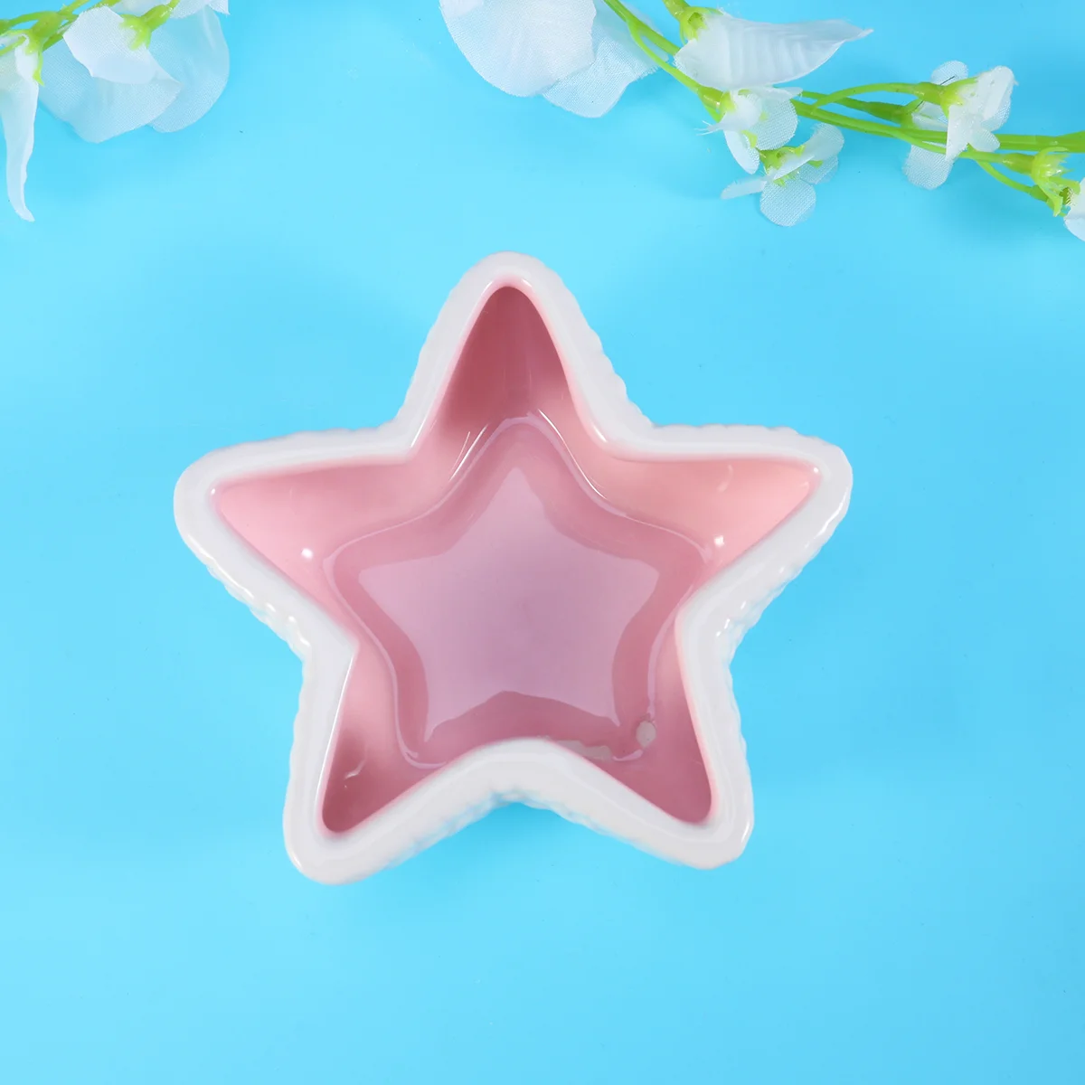 

Bowl Hamster Pet Ceramic Feeding Bowls Water Puppy Cat Shape Dog Star Dogs