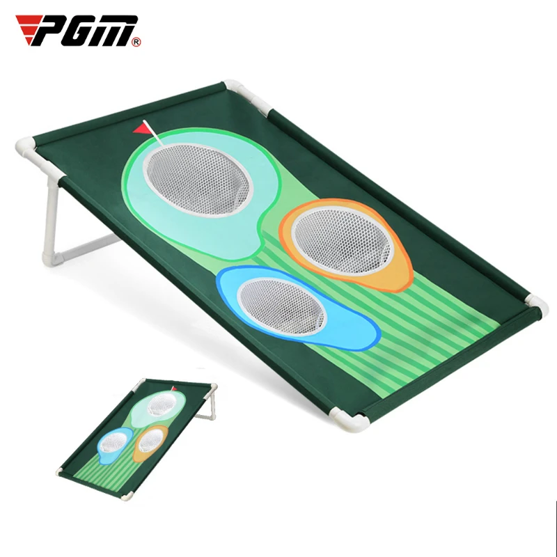 PGM Golf Practice Net Multi-target Indoor Foldable Golf Hitting Net 3 Holes Portable Golf Training Accessories Aids for Beginner