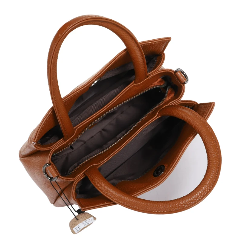 2022 New Fashion Ladies Handbags quality Cowhide Retro Wild Shoulder Messenger Bag Luxury Designer Large Capacity Bucket Bag