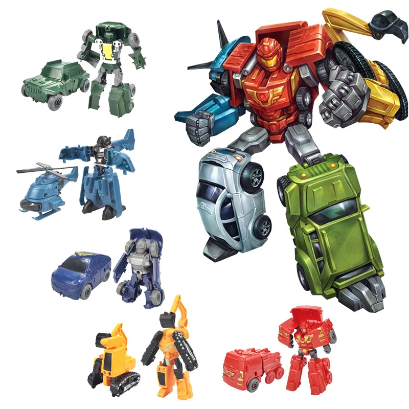 

Transformation Robot Car God Toy Deformation Fit Car Robot Model Toys Car for Boy Children's Gifts