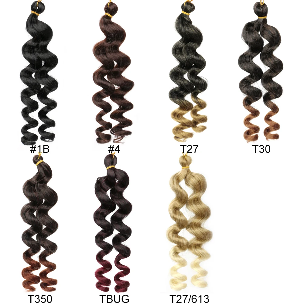 Dairess 10 дюймов синтетические свободные волнистые косички