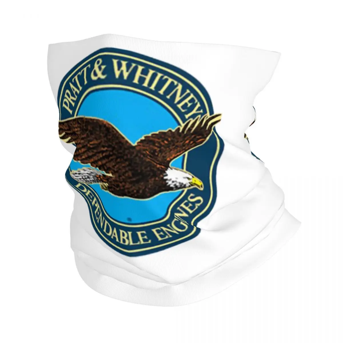 Pratt &amp Whitney Logo Надежные двигатели Бандана на шею Шарф с принтом Маска для лица Бег