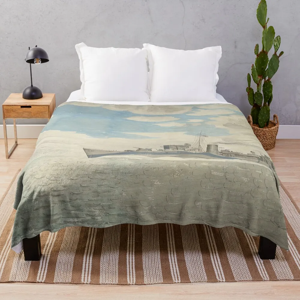 Эрик Войлизный Peintre Равильский могильбур sur bois произведение искусства Плед