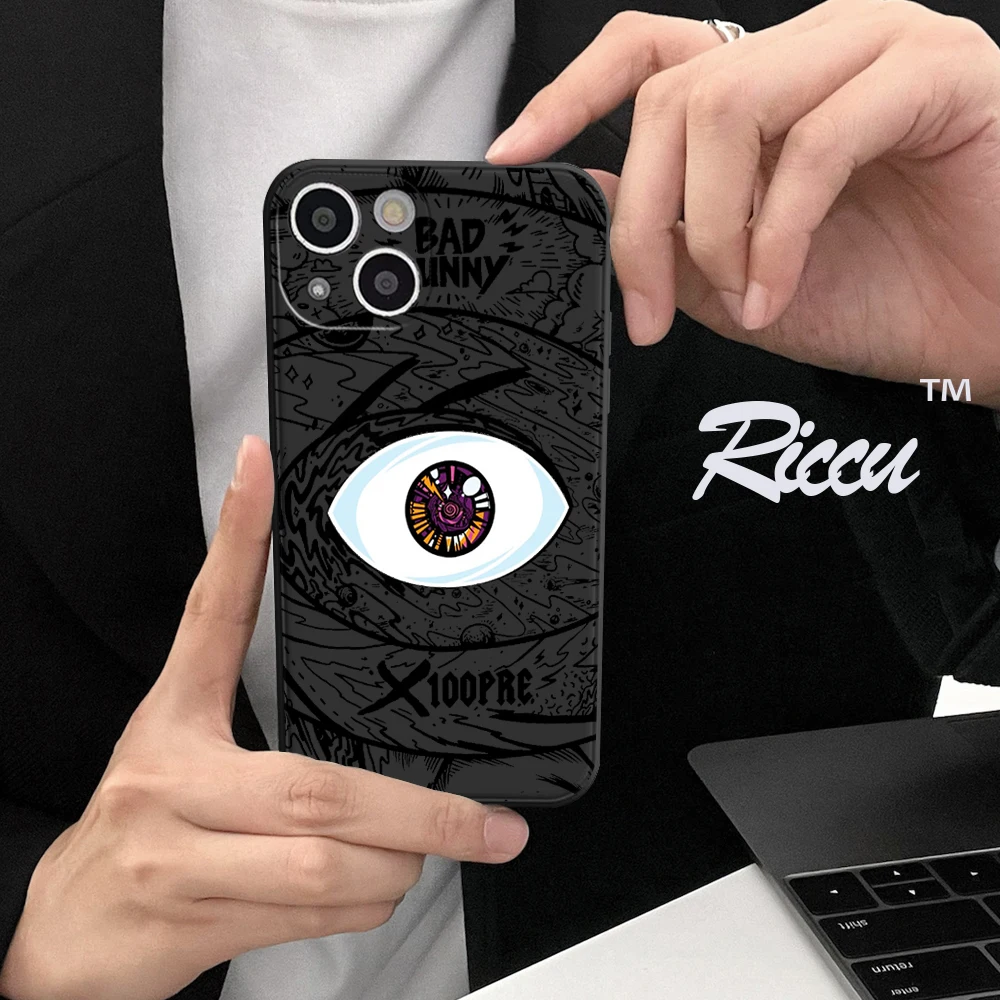 

For iphone 14 Bad Bunny X100pre Phone Case For iphone13 12 11 Pro Max X XR Mini XS 7 8 plus SE 2020 13 PRO Full Coverage Covers