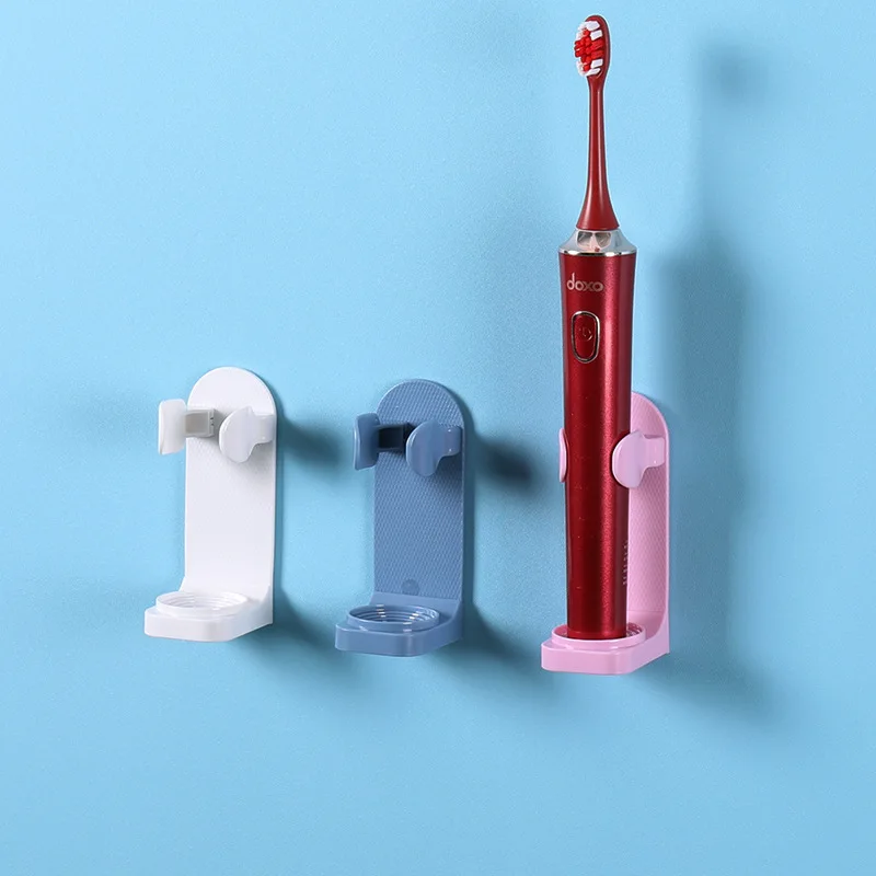 

Space Saving Electric Toothbrush Holder Adapt Wall-Mount Punch Free Toothbrush Rack Traceless Stand Adhesive Rack Accessories