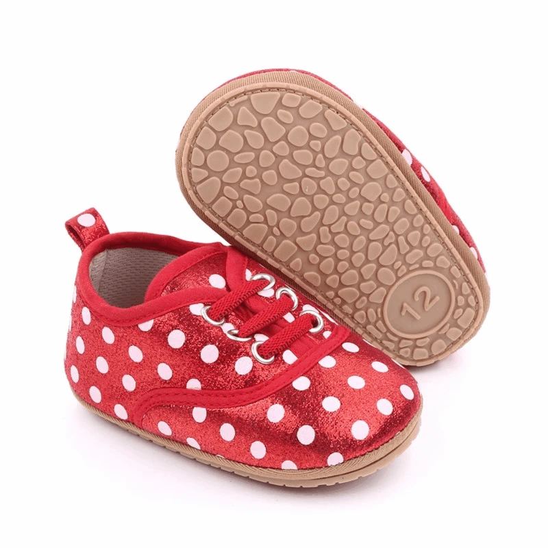

Весенне-Осенняя детская обувь, Симпатичные кроссовки для девочек и мальчиков, мягкая резиновая обувь для начинающих ходить в детской кроватке, повседневная обувь со шнуровкой