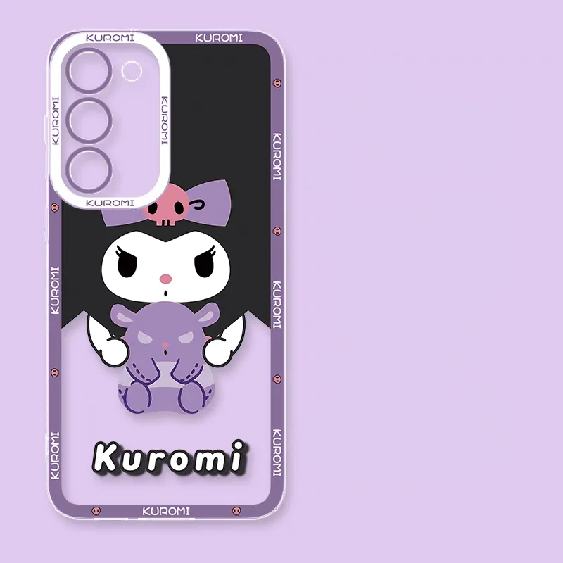 Чехол для телефона Motorola G73 Edge 40 Pro G22 G52 G9 Play PLUS G60S G72 G30 G71 G53 G32 Cute Kuromi Girl Cartoon Case