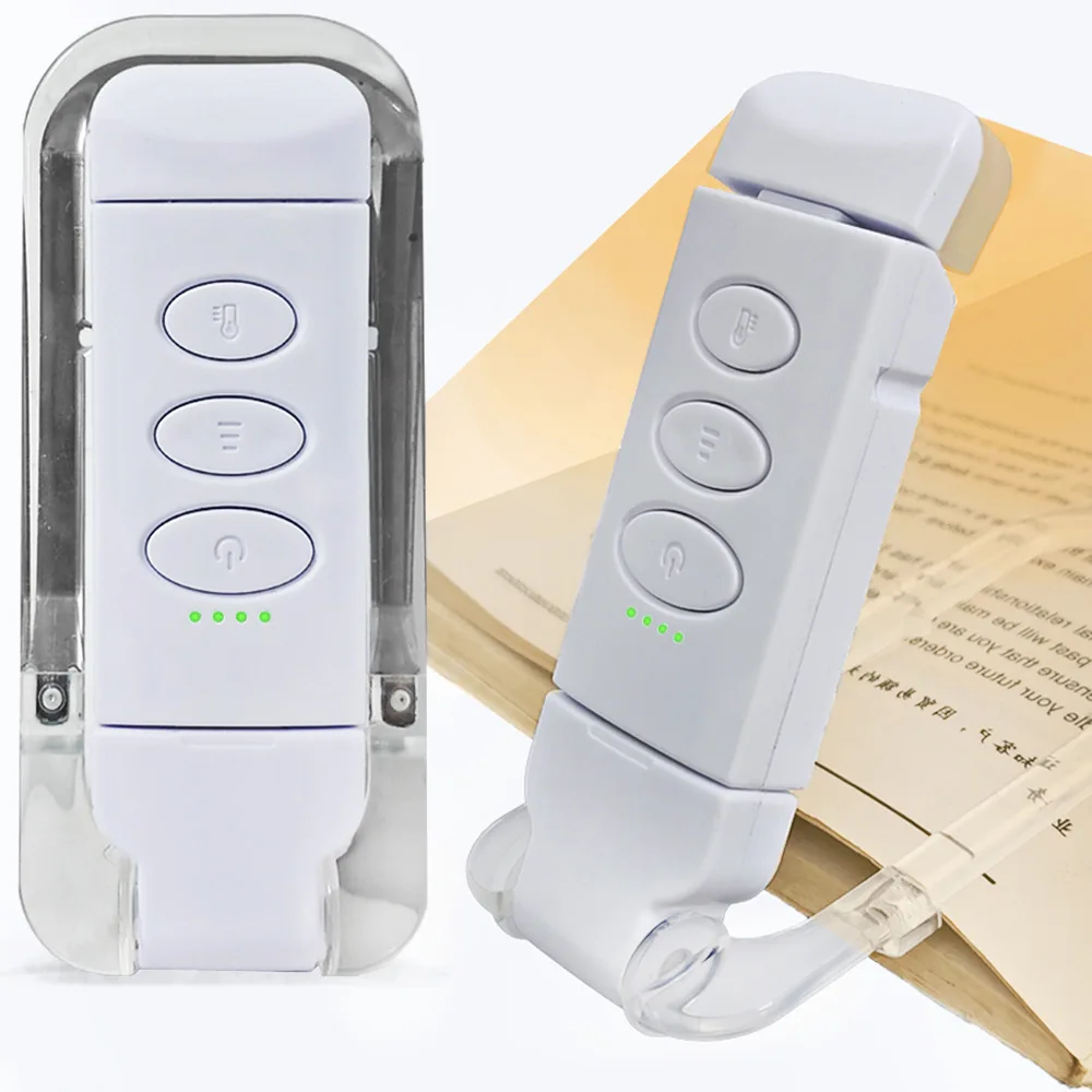 

USB Rechargeable Book Clip Light