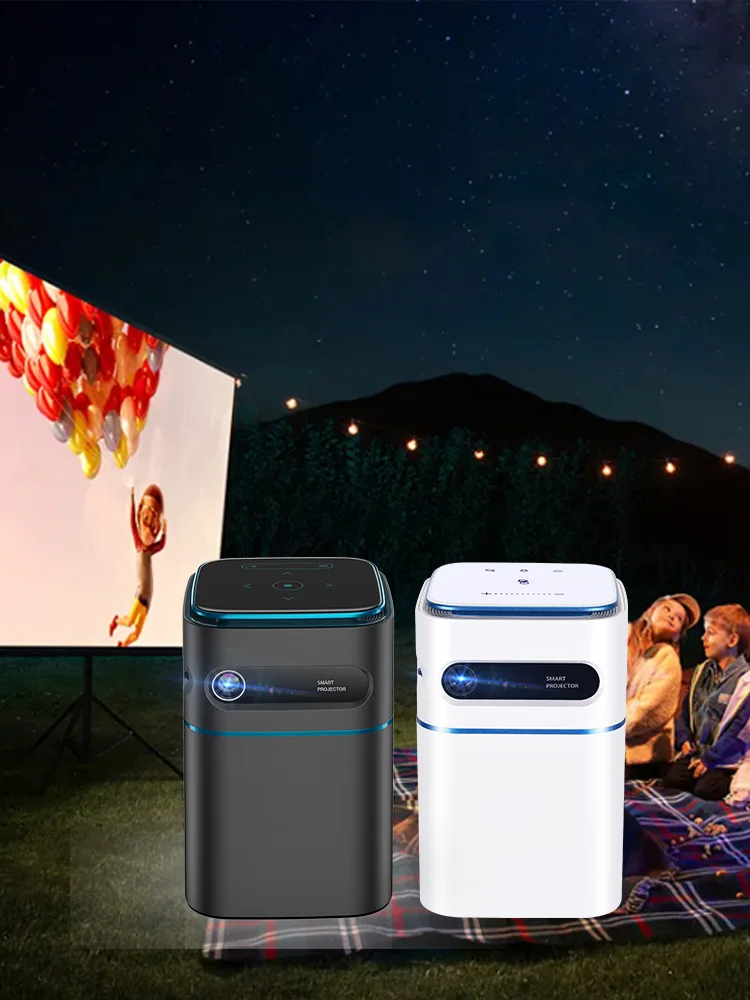 MiNi Smart Android Projector DLP LED Bluetooth Portable Full HD WIFI Movie Game Sync Screen Home Outdoor Smartphone