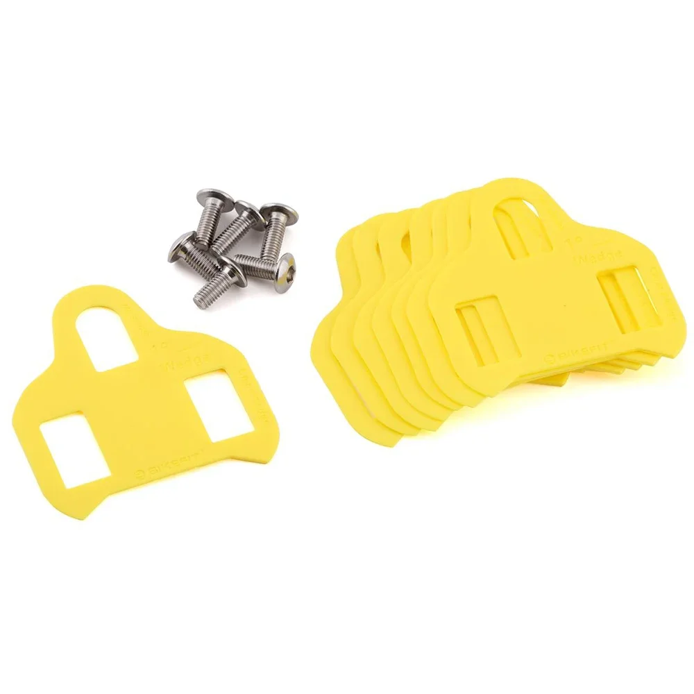 BikeFit клинья для Shimano Road SPD-SL KEO и MTB SPD ATAC SpeedPlay Crank Bros шипы 8 шт./упак. велосипедный