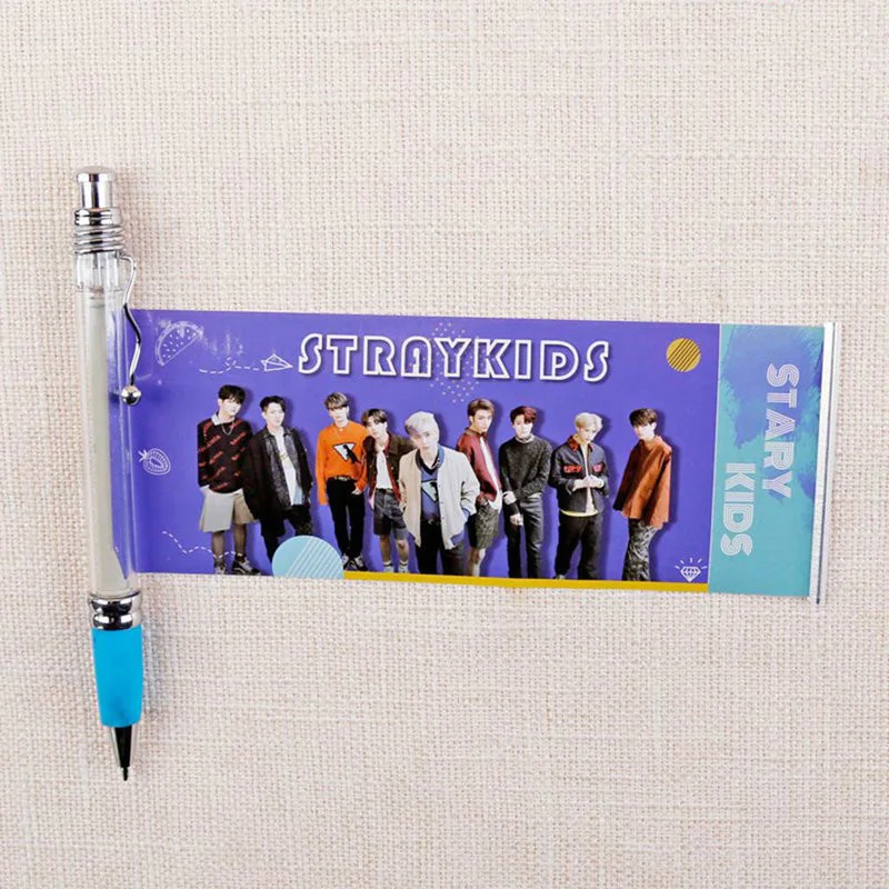 

Kpop stray детский плакат pen GOT7 дважды ITZY SEVENTEEN Fashion Gel Pen Поклонники подарки с милым альбомом фото KPOP